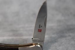 (2) SMALL AL MAR LOCKBACK KNIVES