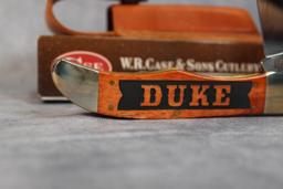 2009 Case XX Large Folding Hunter with Sheath, Duke Handle Etch