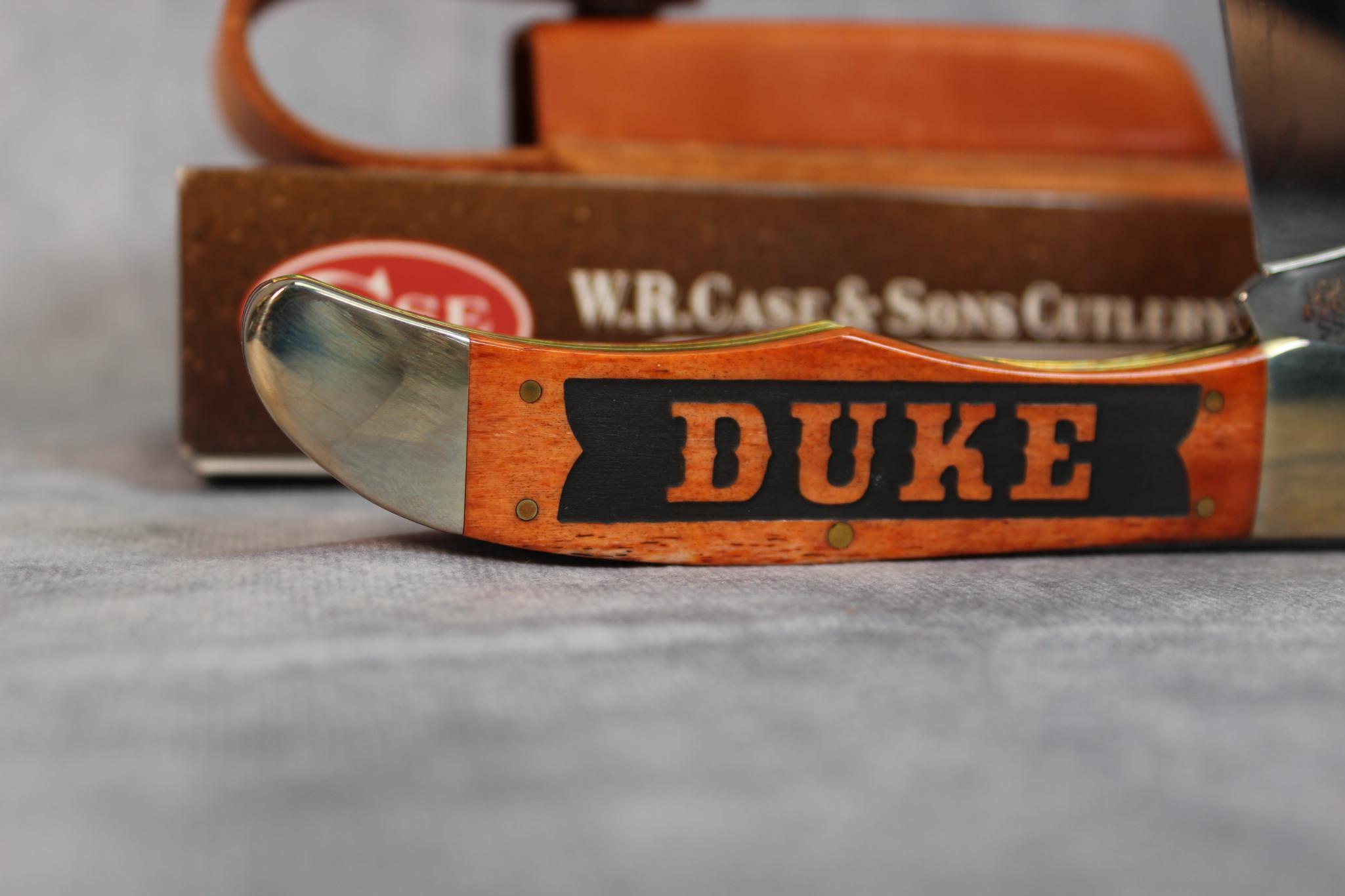 2009 Case XX Large Folding Hunter with Sheath, Duke Handle Etch