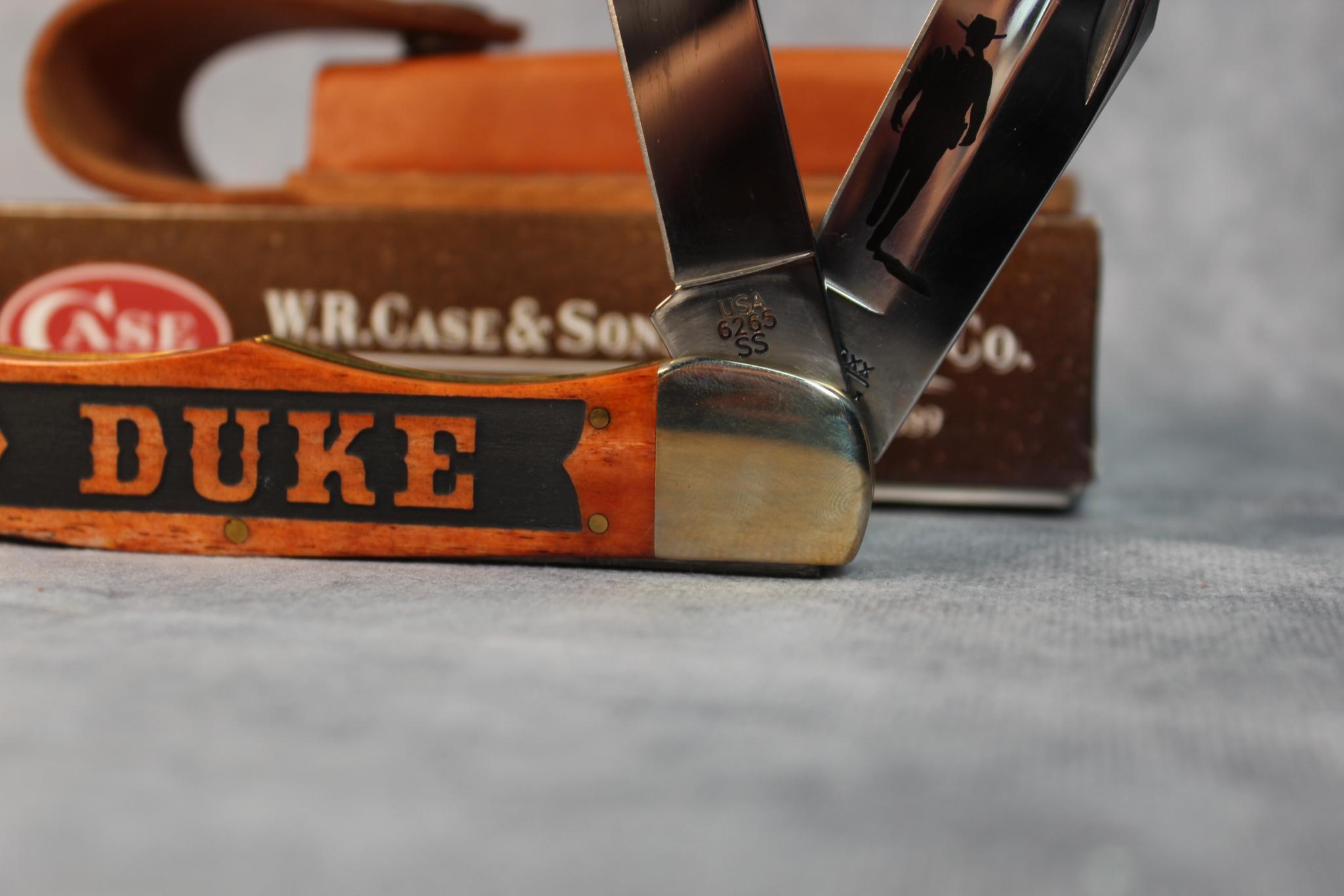 2009 Case XX Large Folding Hunter with Sheath, Duke Handle Etch