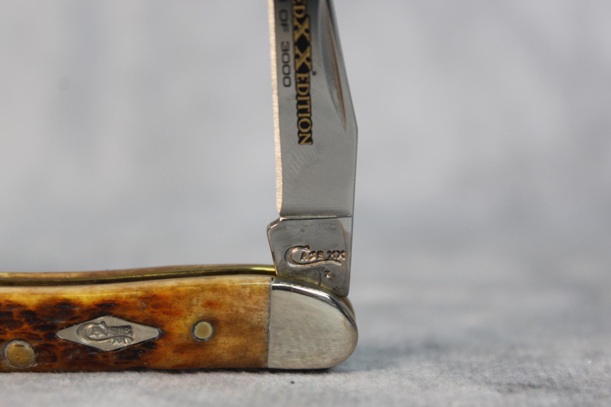 2019 Case XX Limited XX Edition XXXV Honeycomb Bone Rogers Jig Small Texas Toothpick