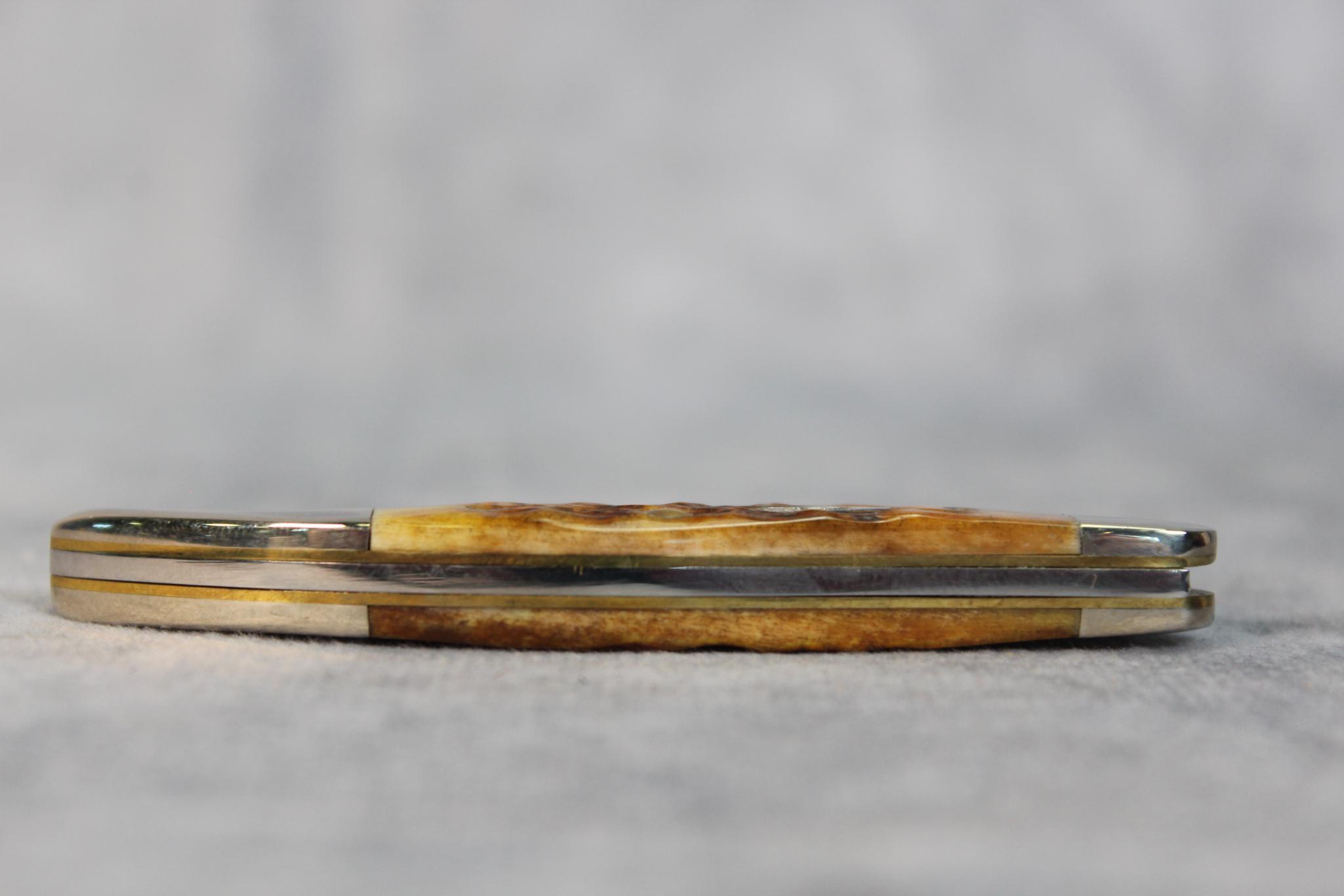 2019 Case XX Limited XX Edition XXXV Honeycomb Bone Rogers Jig Small Texas Toothpick
