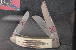2001 Case XX Three Blade Stag Sowbelly w/Confederate States Blade Etch, 1 of 5