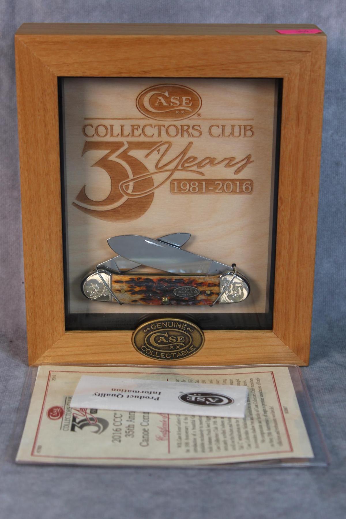 2016 Case Collector's Club 25th Anniversary Canoe Commemorative