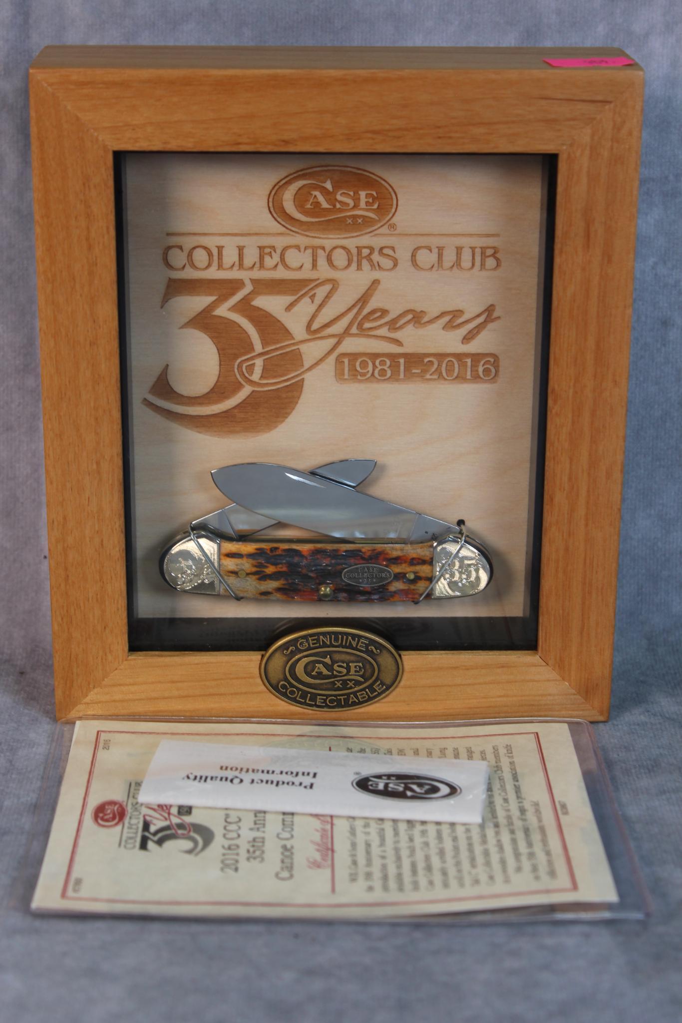 2016 Case Collector's Club 25th Anniversary Canoe Commemorative