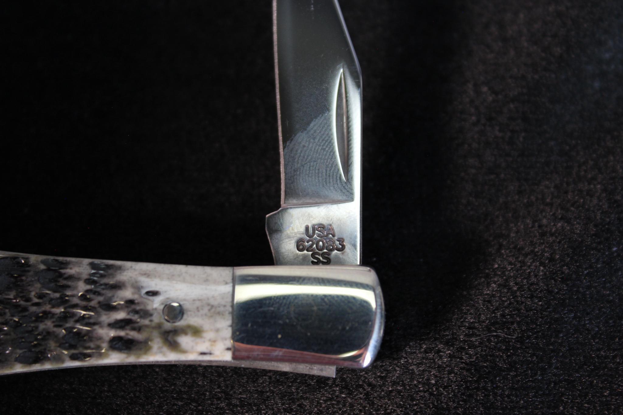 2001 Case XX Collector's Club Three Knife Set in Display Box