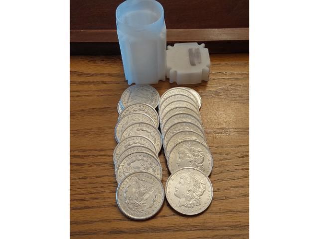 ROLL OF 20-1921 MORGAN DOLLARS