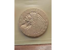 1908D $5. INDIAN HEAD GOLD PIECE UNC