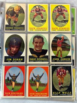 (115) 1958 Topps Football Cards -Many Stars!