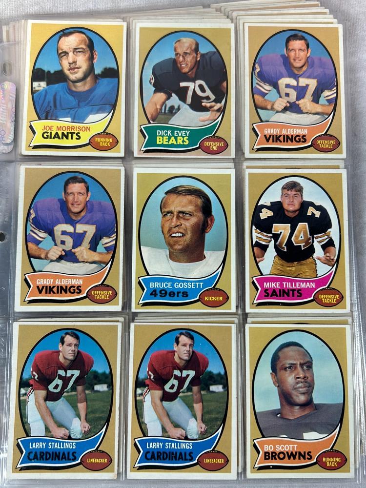 (161) 1970 Topps Football - Many Stars & Rookies