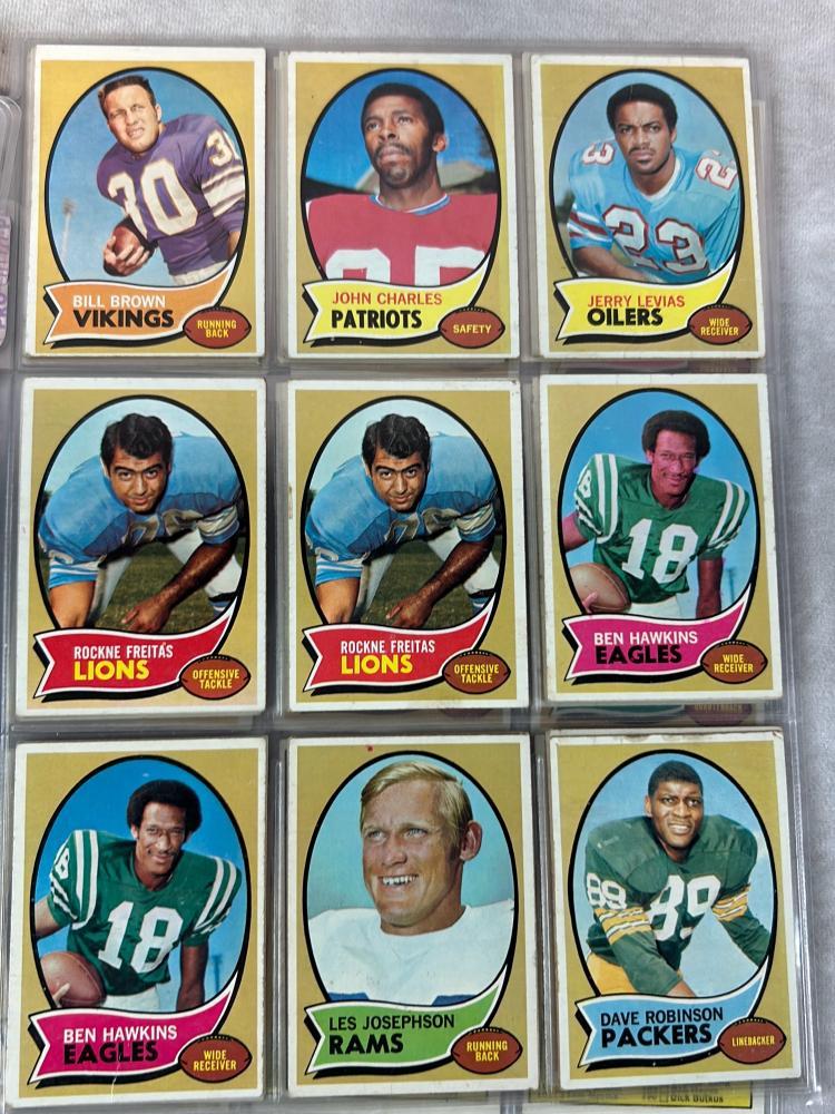 (161) 1970 Topps Football - Many Stars & Rookies