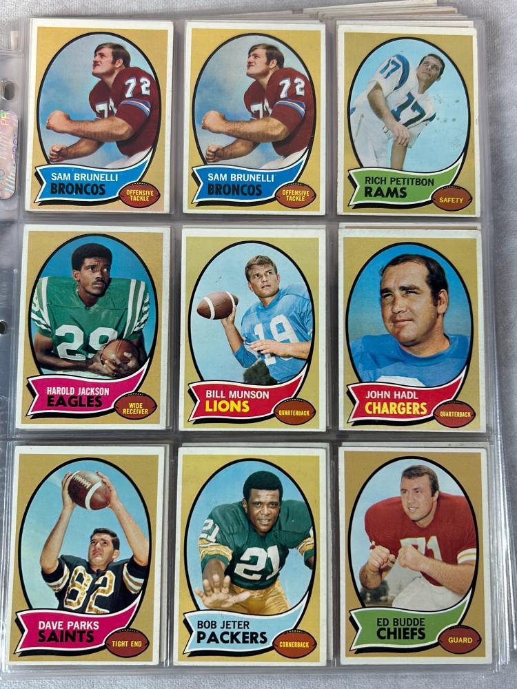 (161) 1970 Topps Football - Many Stars & Rookies