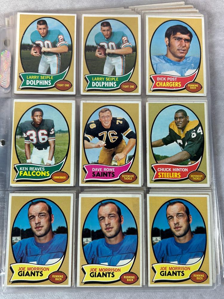 (161) 1970 Topps Football - Many Stars & Rookies