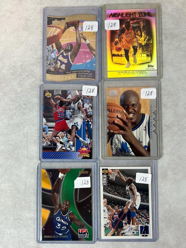 (16) Shaquille O'Neal Cards