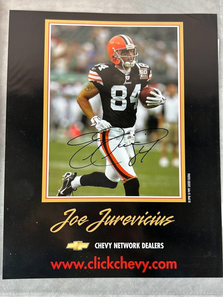 (12) Browns Signed 8 X 10 Photos