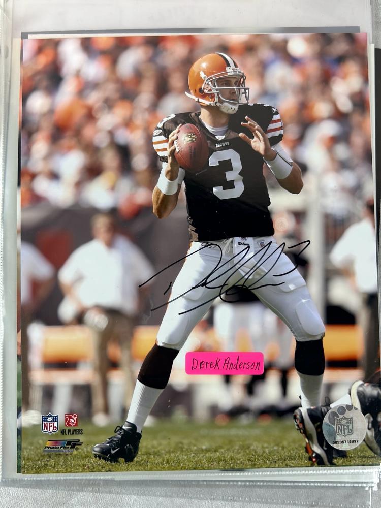 (12) Browns Signed 8 X 10 Photos