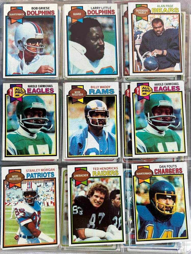 (112) 1979-1982 Topps Football with Stars - Rookies, also Montana, Payton, Tarkenton, Dorsett