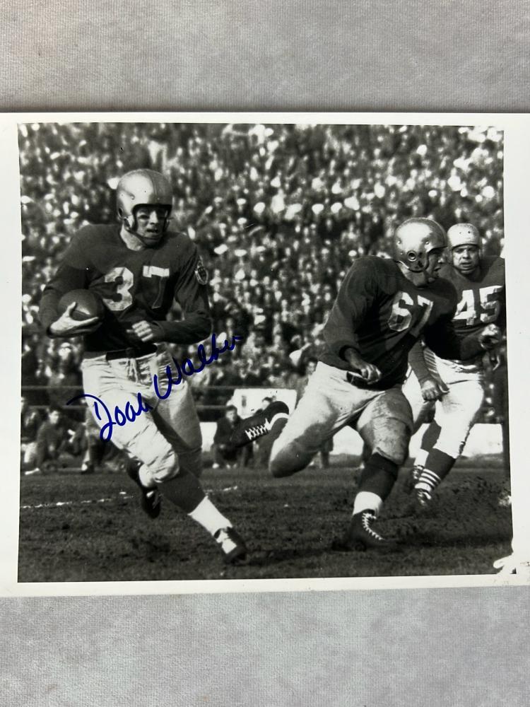 Doak Walker Signed 8 x 10 Photo - JSA