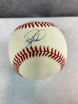 Barry Larkin Signed National League Baseball - JSA