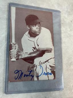 (2) Signed Exhibit Cards - Mathews, and Irvin