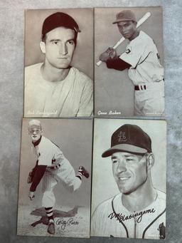 Lot of 12 1947-66 Exhibit Cards- All Blank Backs