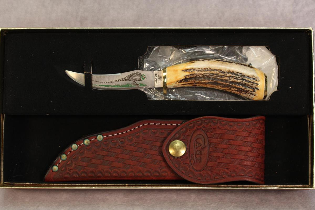 1984 CASE STAG PHEASANT FIXED BLADE STAG GIFT SET