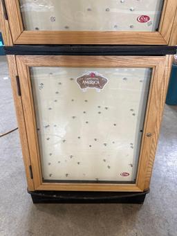 CASE THREE SECTION DISPLAY CABINET