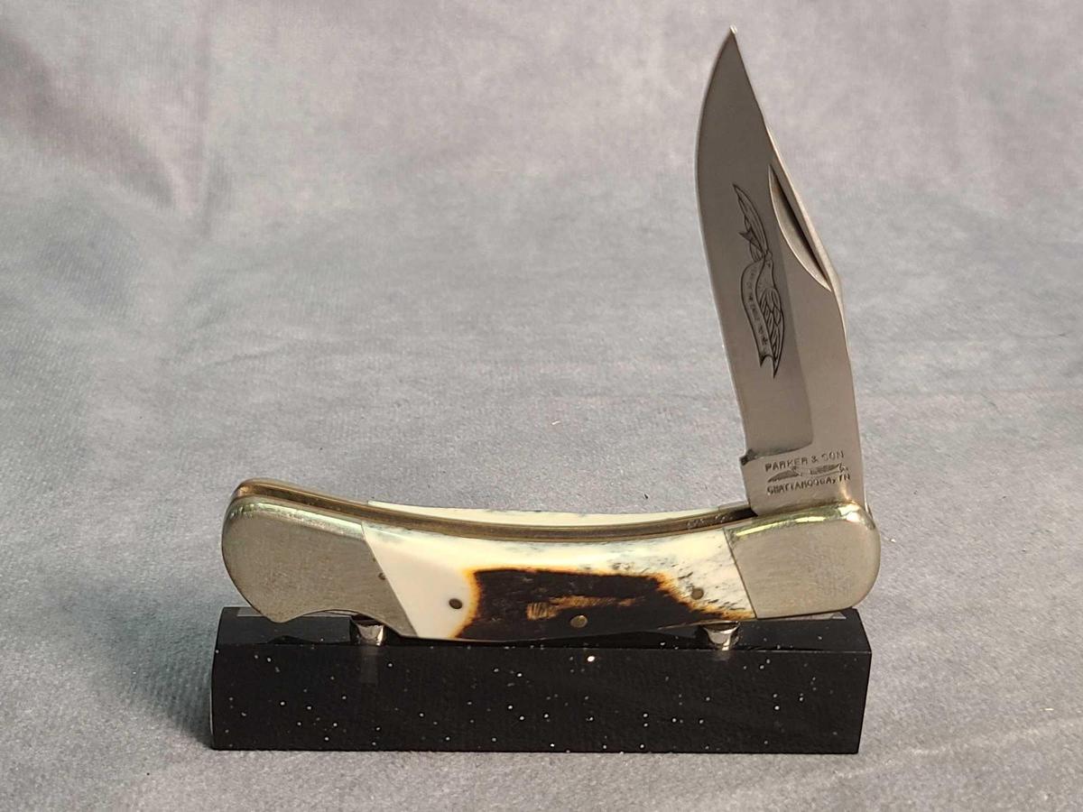 PARKER AND SONS FOLDING STAG LOCKBACK K422