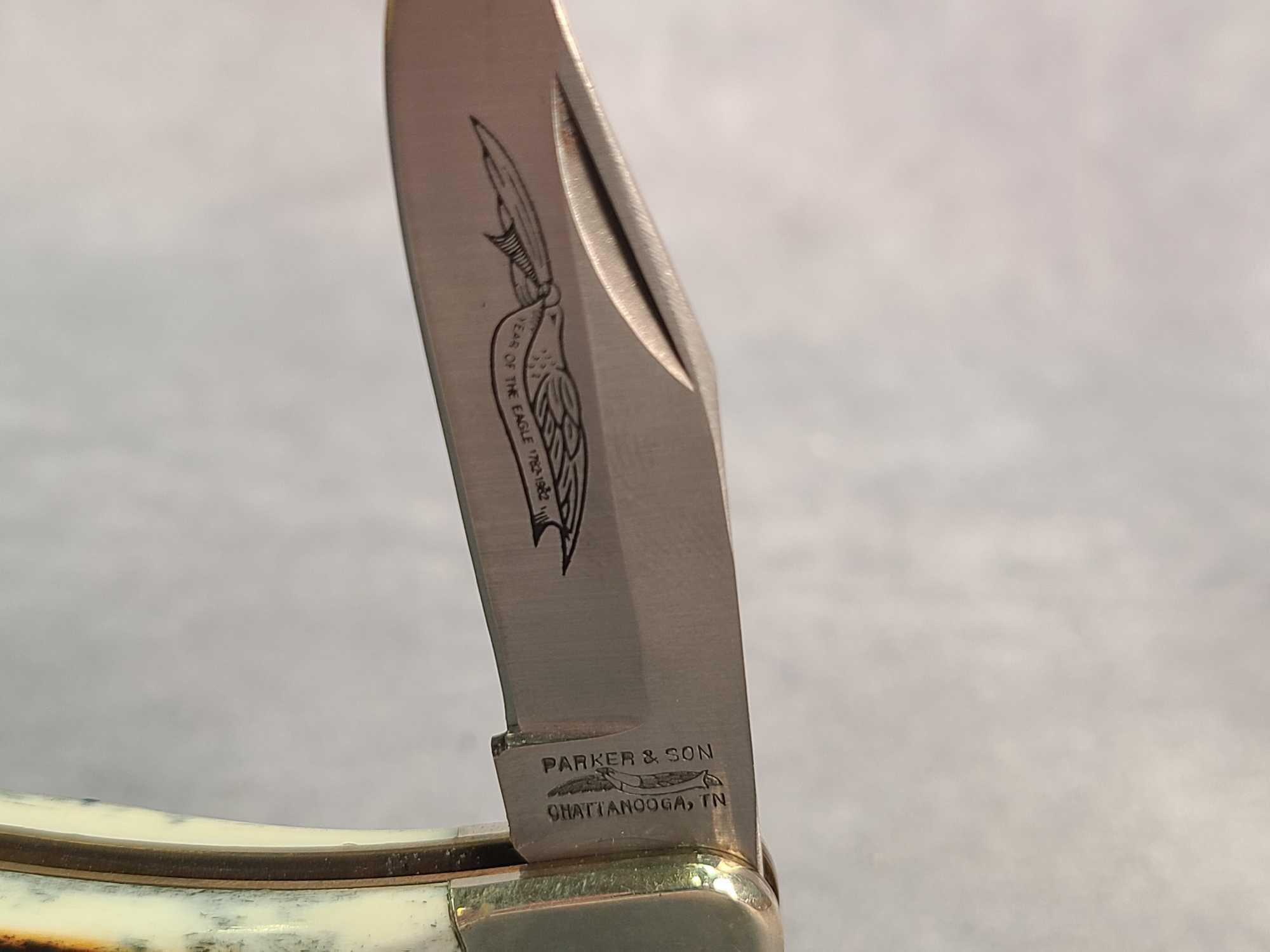 PARKER AND SONS FOLDING STAG LOCKBACK K422