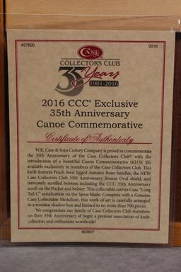 2016 35TH ANNIVERSARY CCC CANOE COMMERATIVE WITH DISPLAY 62131 SS