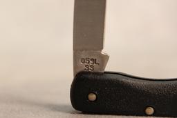 1998 MINI BLACK HORN LOCK KNIFE 059L SS