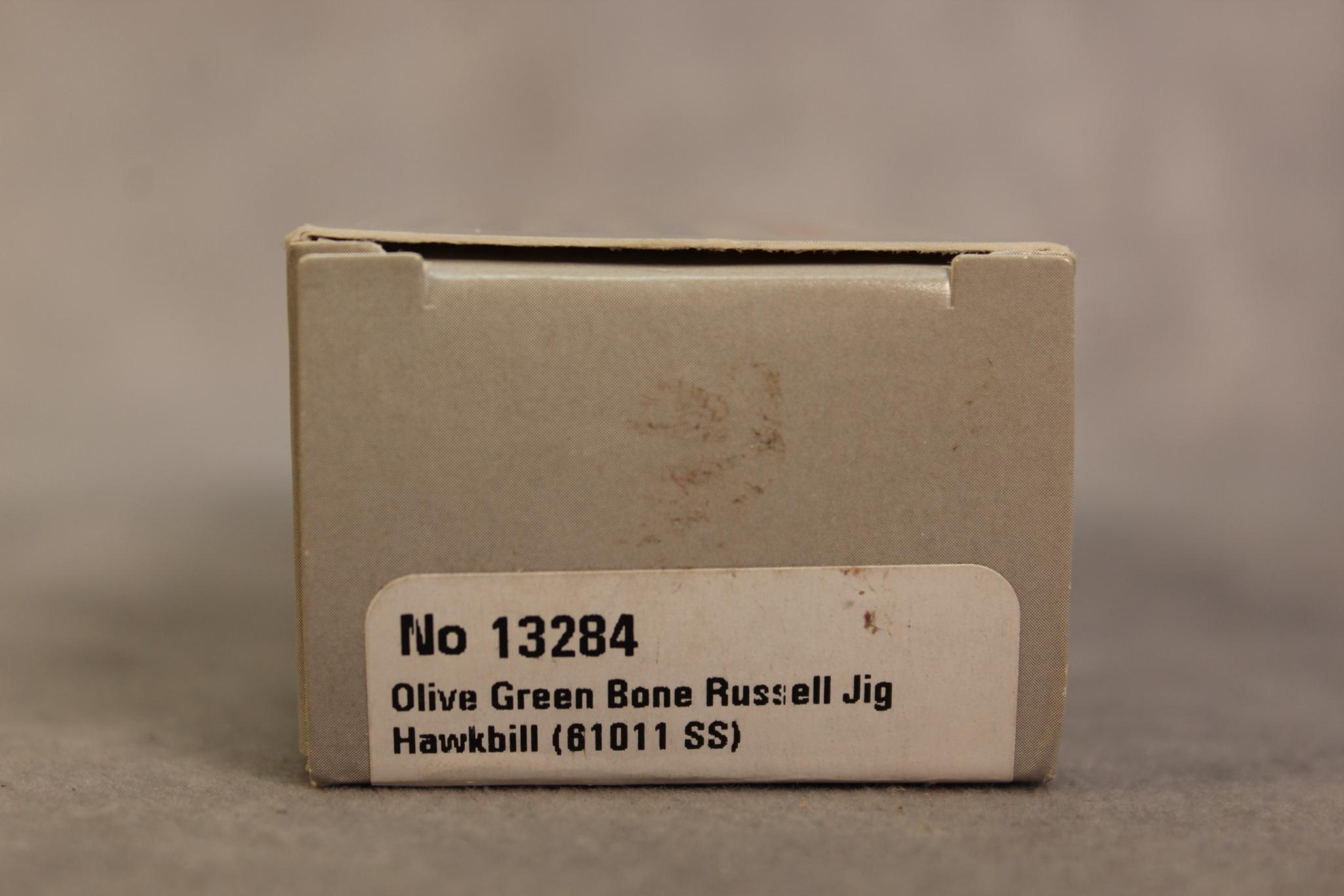 2020 CASE OLIVE GREEN BONE HAWKBILL 61011S