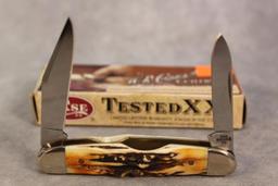 2009 CASE PRIME STAG HUMP BACK HALF WHITTLER 52046 1/2 SS