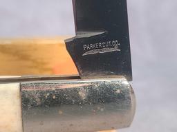 PARKER FROST SINGLE BLADE SMOOTH BONE STAG SURGICAL STEEL JAPAN