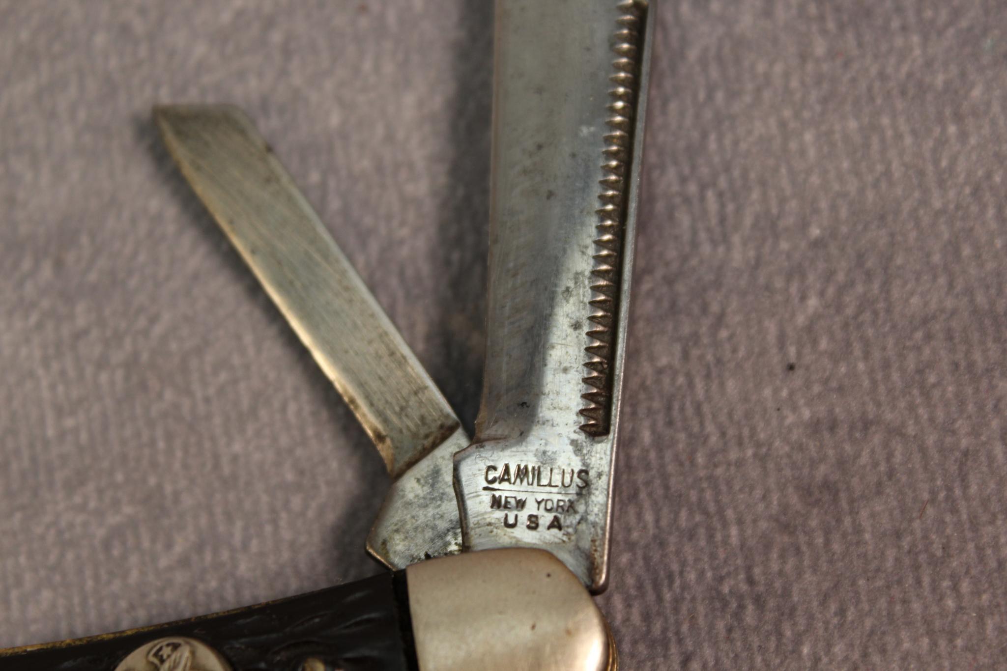 ASSORTED KNIVES. CAMILLUS, WESTERN, QUEEN, OLD TIMER