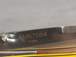 AL MAR AMK 7004 HONEY JIGGED BONE FOLDING KNIFE