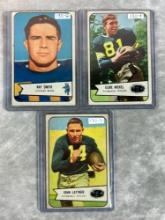 1954 Bowman FB SP Lot #108, #119 and #128 Lattner