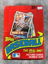 1985 Topps Baseball Partial Unopened Wax Box - 31 Packs