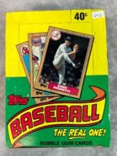 1987 Topps Baseball Onopened Wax Box