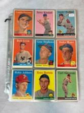 1958 Topps Baseball 50 Card Nice Lot EX-EXMT #219-306