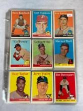 1958 Topps Baseball 50 Card Nice Lot EX-EXMT #403-474