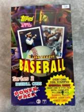 1990 Topps BB Series 2 Unopened Wax Box Factory Sealed - NICE!!!