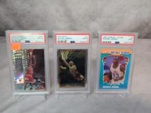 Michael Jordan, PSA lot: Royal Court, Finast, Fleer All-Star