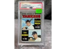 Thurman Munson 1970 Topps Rookie, PSA EX-MT