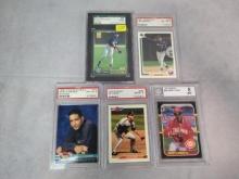 PSA and Beckett graded lot: Rookies- Bagwell, Ramirez, Thome, Ichiro, Larkin