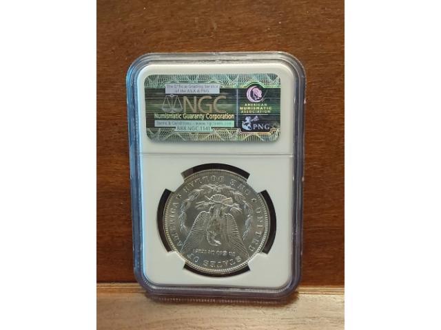 1884O MORGAN DOLLAR NGC BRILLIANT UNCIRCULATED