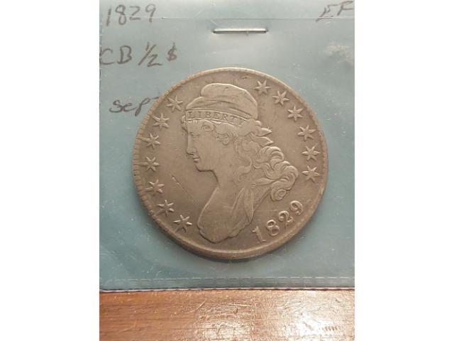 1829 BUST HALF XF