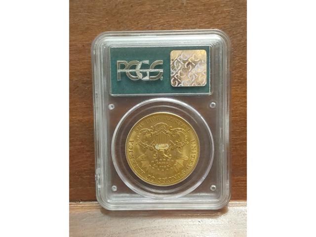 1904 $20. LIBERTY HEAD GOLD PCGS MS63 OLD HOLDER