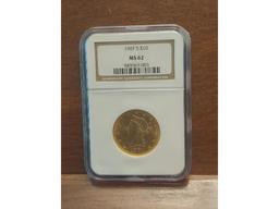 1901S $10. LIBERTY HEAD GOLD NGC MS62