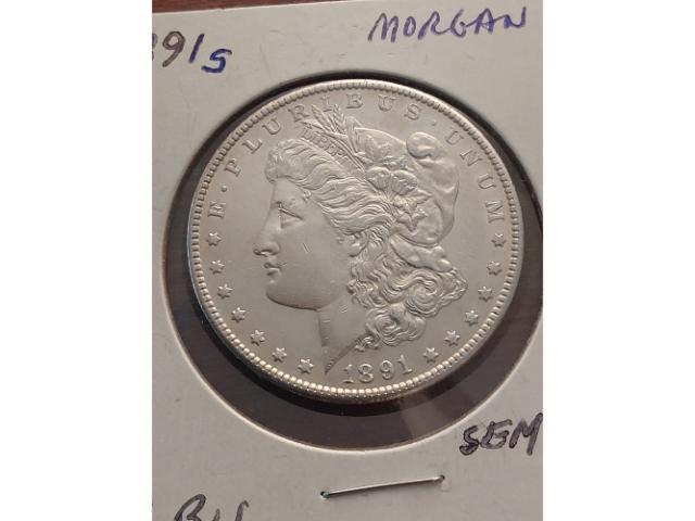 1891S MORGAN DOLLAR BETTER DATE BU